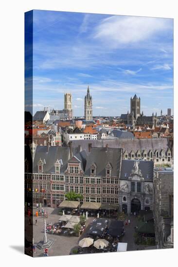 View of Ghent, Flanders, Belgium, Europe-Ian Trower-Premier Image Canvas