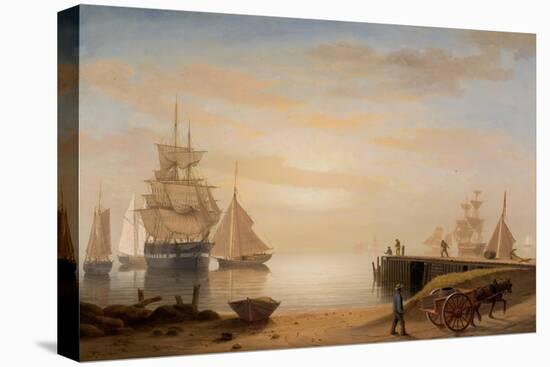 View of Gloucester Harbor, 1852-Fitz Henry Lane-Premier Image Canvas