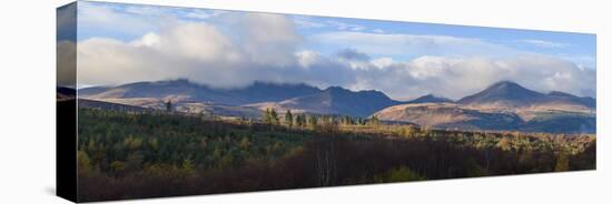 View of Goatfell and the Northern Mountains, Isle of Arran, North Ayrshire, Scotland, United Kingdo-Gary Cook-Premier Image Canvas