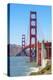 View of Golden Gate Bridge, San Francisco, California, North America-Marco Simoni-Premier Image Canvas