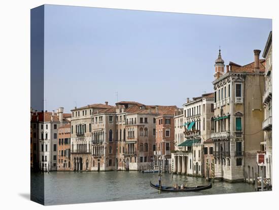 View of Gondola on the Grand Canal, Venice, Italy-Dennis Flaherty-Premier Image Canvas