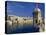 View of Harbor and Fortress Turret, Valletta, Malta-Robin Hill-Premier Image Canvas