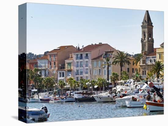 View of Harbour with Fishing and Leisure Boats, Sanary, Var, Cote d'Azur, France-Per Karlsson-Premier Image Canvas