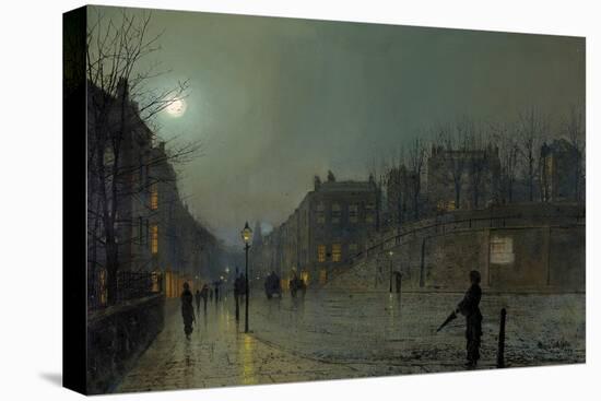 View of Heath Street by Night-Atkinson Grimshaw-Premier Image Canvas