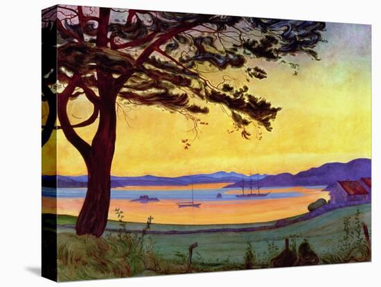 View of Helgeroa-Harald Oscar Sohlberg-Premier Image Canvas