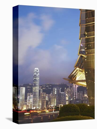 View of Hong Kong Island Skyline from Icc, Hong Kong, China-Ian Trower-Premier Image Canvas