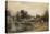 View of Iffley from the River, 1841-Peter De Wint-Premier Image Canvas