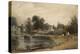 View of Iffley from the River, 1841-Peter De Wint-Premier Image Canvas