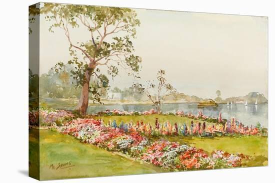 View of Inya Lake, Yangon, 1940s-Saya Saung-Premier Image Canvas