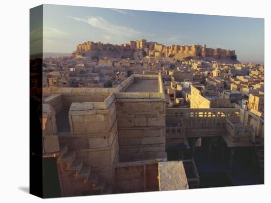 View of Jaisalmer Fort, Built in 1156 by Rawal Jaisal, Rajasthan, India-John Henry Claude Wilson-Premier Image Canvas