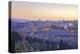 View of Jerusalem from the Mount of Olives, Jerusalem, Israel, Middle East-Neil Farrin-Premier Image Canvas