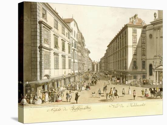 View of Kohlmarkt, 1786-Christian Georg II Schutz-Premier Image Canvas