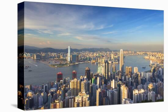 View of Kowloon and Hong Kong Island from Victoria Peak, Hong Kong-Ian Trower-Premier Image Canvas