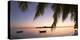 View of Kuramathi Island at sunset, Rasdhoo Island, Northern Ari Atoll, Maldives-Ian Trower-Premier Image Canvas