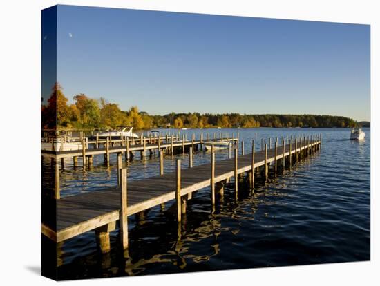 View of Lake Winnipesauke, Wolfeboro, New Hampshire, USA-Jerry & Marcy Monkman-Premier Image Canvas
