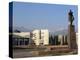 View of Lenin Square Looking Towards the Ala-Too Range of Mountains, Bishkek, Kyrgyzstan-Upperhall-Premier Image Canvas