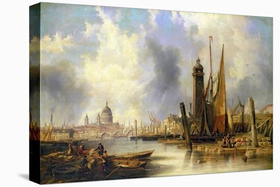 View of London with St. Paul's-John Wilson Carmichael-Premier Image Canvas