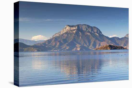 View of Lugu Lake, Yunnan, China, Asia-Ian Trower-Premier Image Canvas