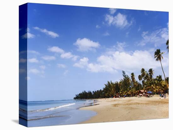 View of Luquillo Beach, Puerto Rico, Caribbean-Dennis Flaherty-Premier Image Canvas