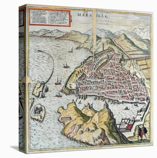 View of Marseille in the 16th Century-Franz Hogenberg-Premier Image Canvas