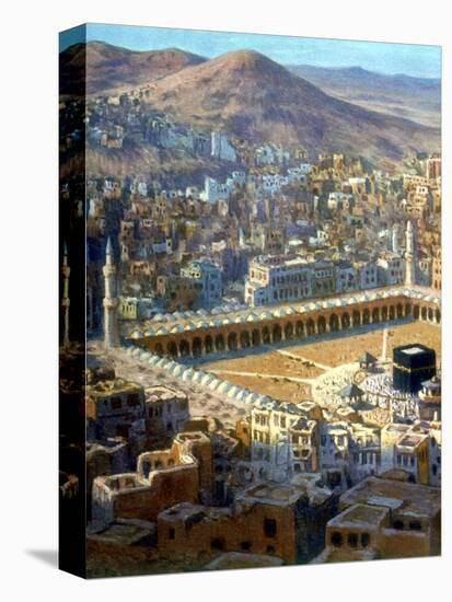 View of Mecca, from La Vie De Mohammed, Prophete D'Allah, C1880-C1920-Etienne Dinet-Premier Image Canvas