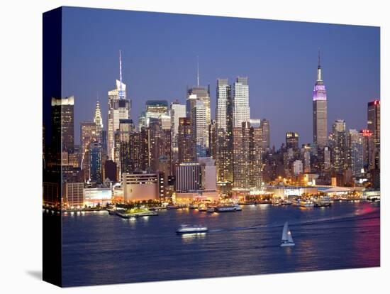 View of Midtown Manhattan across the Hudson River, Manhattan, New York City, New York, United State-Gavin Hellier-Premier Image Canvas