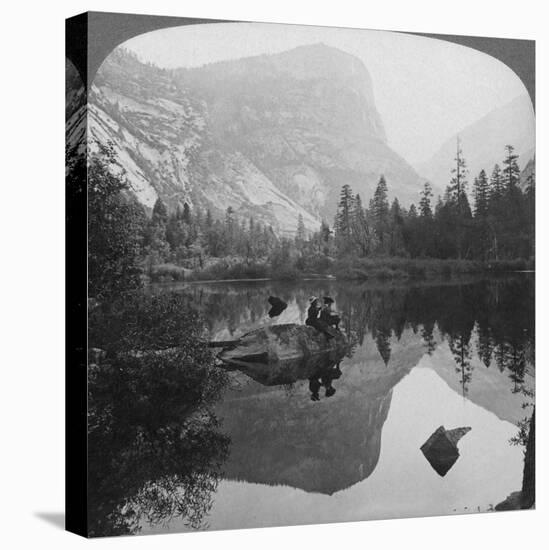 View of Mirror Lake, Looking Towards Mount Watkins, Yosemite, California, USA, 1902-Underwood & Underwood-Premier Image Canvas