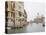 View of Motorboats on the Grand Canal, Venice, Italy-Dennis Flaherty-Premier Image Canvas