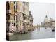 View of Motorboats on the Grand Canal, Venice, Italy-Dennis Flaherty-Premier Image Canvas