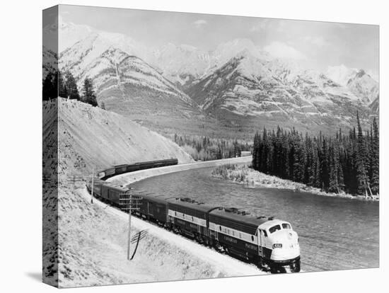 View of Moving Train-null-Premier Image Canvas