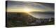View of Muizenberg Beach at sunrise, Cape Town, Western Cape, South Africa, Africa-Ian Trower-Premier Image Canvas