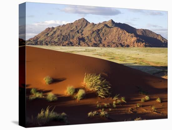 View of Naukluft Mountains from Elim Dune Near Sesriem in Namib-Naukluft National Park, Namibia-Julian Love-Premier Image Canvas