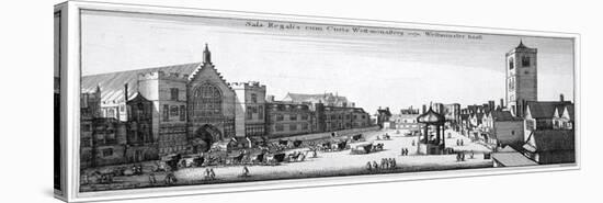 View of New Palace Yard and Westminster Hall, London, 1647-Wenceslaus Hollar-Premier Image Canvas