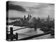 View of New York City Behind the Bridges That are Hovering over the East River-Dmitri Kessel-Premier Image Canvas