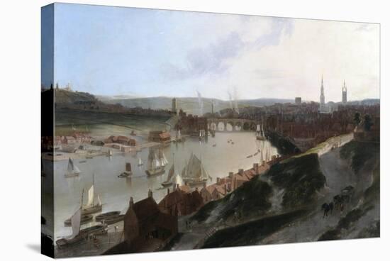 View of Newcastle Upon Tyne, Taken from a Windmill to the East of St. Ann'S, C.1802-03-William Daniell-Premier Image Canvas