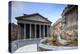 View of Old Pantheon a Circular Building with a Portico of Granite Corinthian Columns and Fountains-Roberto Moiola-Premier Image Canvas