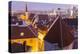 View of Old Town at Dusk, from Toompea, Tallinn, Estonia-Peter Adams-Premier Image Canvas