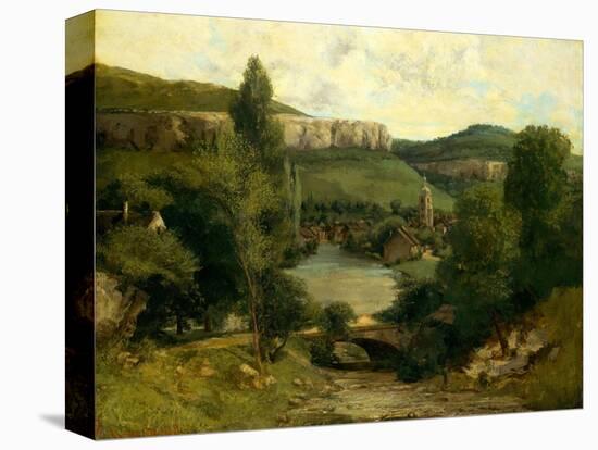 View of Ornans, c.1850-Gustave Courbet-Premier Image Canvas