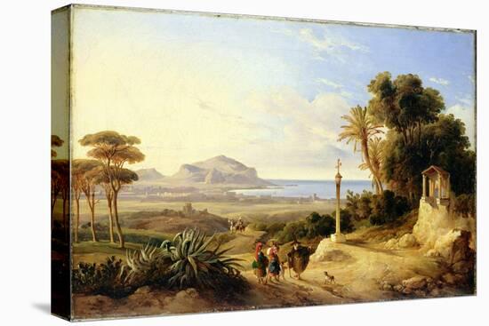 View of Palermo, 1840-Consalvo Carelli-Premier Image Canvas