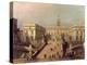 View of Piazza Del Campidoglio and Cordonata, Rome-Canaletto-Premier Image Canvas