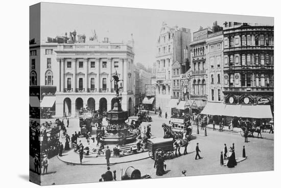 View of Piccadilly Circus, C. 1900 (B/W Photo)-English Photographer-Premier Image Canvas