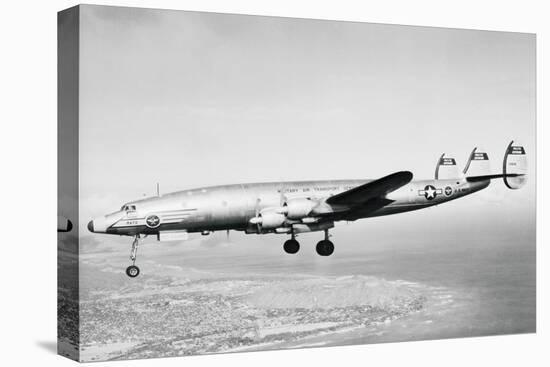View of Plane Flying over Hawaii-Bettmann-Premier Image Canvas