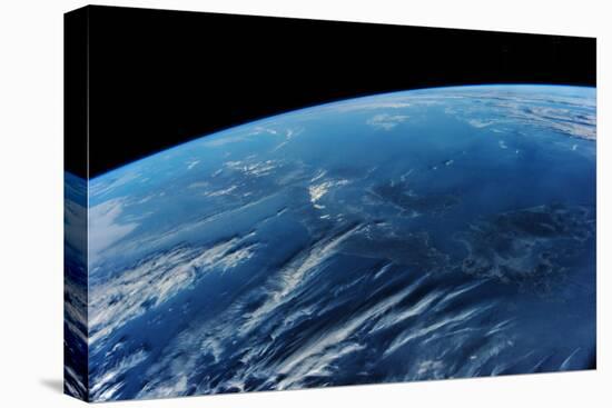 View of planet Earth from space showing South Korea region-null-Premier Image Canvas