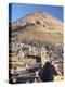 View of Potosi (UNESCO World Heritage Site) with Cerro Rico in Backgound, Bolivia-Ian Trower-Premier Image Canvas