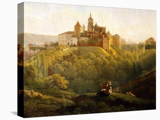 View of Prague Castle from the West, Czech Republic-Anton Raphael Mengs-Premier Image Canvas