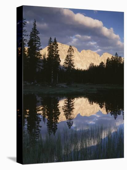 View of Reflecting Mountain in Bear River, High Uintas Wilderness, Utah, USA-Scott T. Smith-Premier Image Canvas