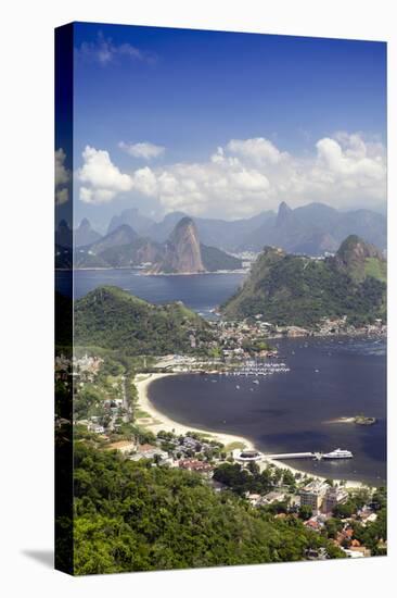 View of Rio, the Serra Da Carioca Mountains and Sugar Loaf-Alex Robinson-Premier Image Canvas