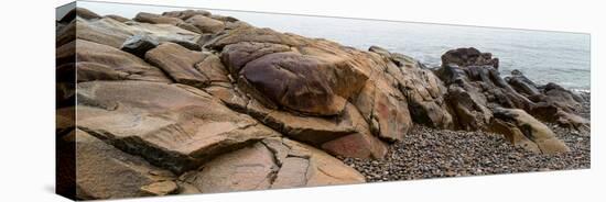 View of rocks at coast, Acadia National Park, Maine, USA-null-Premier Image Canvas