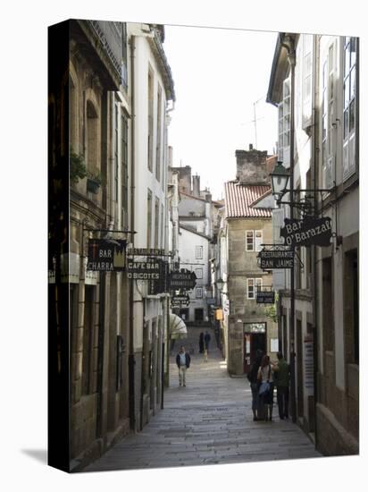 View of Rua Da Raina, Santiago De Compostela, Galicia, Spain-R H Productions-Premier Image Canvas