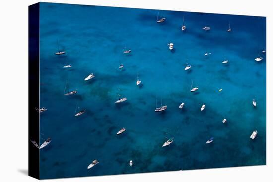 View of Sailboats in Sea, Saint Barthelemy-null-Premier Image Canvas